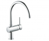 Смеситель для кухни GROHE Minta с выдвижным C-изливом и ограничением расхода воды, 3291800E — фото, характеристики, купить в EJSK-CLIMBO