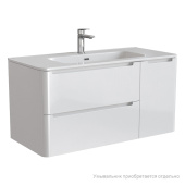 Тумба подвесная, белый, 100 см, Edifice, IDDIS, EDI10W1i95. Подходит умывальник 0101000i28 — фото, характеристики, купить в EJSK-CLIMBO