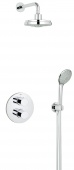 Термостат для душа GROHE Grohtherm 3000 Cosmopolitan с душевым гарнитуром (со встраиваемым механизмом), 34399000 — фото, характеристики, купить в EJSK-CLIMBO