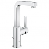 Смеситель для раковины GROHE Lineare с донным клапаном и высоким изливом, 23296000 — фото, характеристики, купить в EJSK-CLIMBO