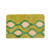 Коврик для ванной комнаты, 50*80 см, акрил, Curved Lines, green, IDDIS, 402A580I12 — фото, характеристики, купить в EJSK-CLIMBO
