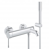 Смеситель для ванны GROHE Essence+ с душевым гарнитуром, 33628001 — фото, характеристики, купить в EJSK-CLIMBO