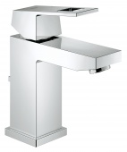 Смеситель для раковины GROHE Eurocube с донным клапаном и ограничением расхода воды, 2312700E — фото, характеристики, купить в EJSK-CLIMBO