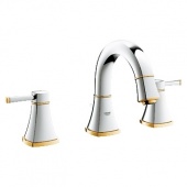 Смеситель для раковины GROHE Grandera с донным клапаном и низким изливом, 20417IG0 — фото, характеристики, купить в EJSK-CLIMBO