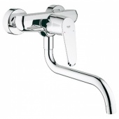 Смеситель для кухни GROHE Eurodisc Cosmopolitan, настенный с низким изливом, 33772002 — фото, характеристики, купить в EJSK-CLIMBO