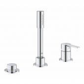 Смеситель для ванны GROHE Lineare New на 3 отверстия, хром (19965001) — фото, характеристики, купить в EJSK-CLIMBO
