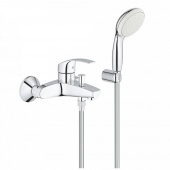 Смеситель для ванны GROHE Eurosmart New с душевым набором, хром (3330220A) — фото, характеристики, купить в EJSK-CLIMBO