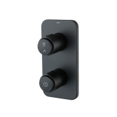 Встраиваемый смеситель с двумя выходами с управлением Push Control, черный матовый, Slide, IDDIS — фото, характеристики, купить в EJSK-CLIMBO