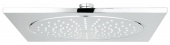Верхний душ GROHE Rainshower F-series, 254х254 мм, шаровый шарнир, 27271000 — фото, характеристики, купить в EJSK-CLIMBO