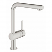 Смеситель для кухни GROHE Minta, суперсталь (30274DC0) — фото, характеристики, купить в EJSK-CLIMBO