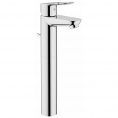 Смеситель для раковины GROHE BauLoop с донным клапаном, свободностоящий, хром (32856000) — фото, характеристики, купить в EJSK-CLIMBO
