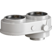 RCA-0880-250000 Адаптер моноблочный переход с D60/100 на 80/80 конденсационный — фото, характеристики, купить в EJSK-CLIMBO