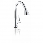 Смеситель для кухни GROHE Zedra Touch cенсорный однорычажный, хром (30219002) — фото, характеристики, купить в EJSK-CLIMBO