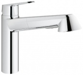 Смеситель для кухни GROHE Eurodisc Cosmopolitan с выдвижной лейкой, 32257002 — фото, характеристики, купить в EJSK-CLIMBO