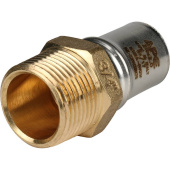 STOUT Переходник с наружной резьбой 3/4"х20 для металлопластиковых труб прессовой — фото, характеристики, купить в EJSK-CLIMBO