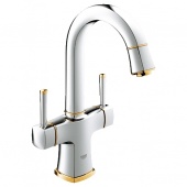 Смеситель для раковины GROHE Grandera с донным клапаном и поворотным изливом, 21107IG0 — фото, характеристики, купить в EJSK-CLIMBO