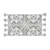 Коврик для ванной комнаты с кисточками, 50x80, микрофибра, серый, IDDIS — фото, характеристики, купить в EJSK-CLIMBO