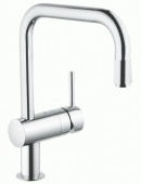 Смеситель для кухни GROHE Minta с выдвижным U-изливом, 32067000 — фото, характеристики, купить в EJSK-CLIMBO