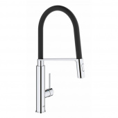 Смеситель для кухни GROHE Concetto с профессиональной лейкой, хром/черный (31491000) — фото, характеристики, купить в EJSK-CLIMBO