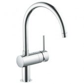 Смеситель для кухни GROHE Minta с выдвижным C-изливом, 32918DC0 — фото, характеристики, купить в EJSK-CLIMBO