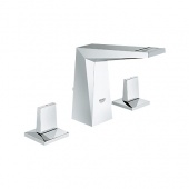 Смеситель для раковины GROHE Allure Brilliant с донным клапаном (низкий излив), 20342000 — фото, характеристики, купить в EJSK-CLIMBO