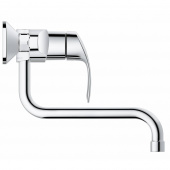 Смеситель для кухни GROHE Eurosmart new настенный, вынос 200 мм, хром (32224002) — фото, характеристики, купить в EJSK-CLIMBO