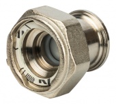 STOUT Разъемное соединение с плоским уплотнением, никелированное 3/4 (SDG-0019-010020) — фото, характеристики, купить в EJSK-CLIMBO