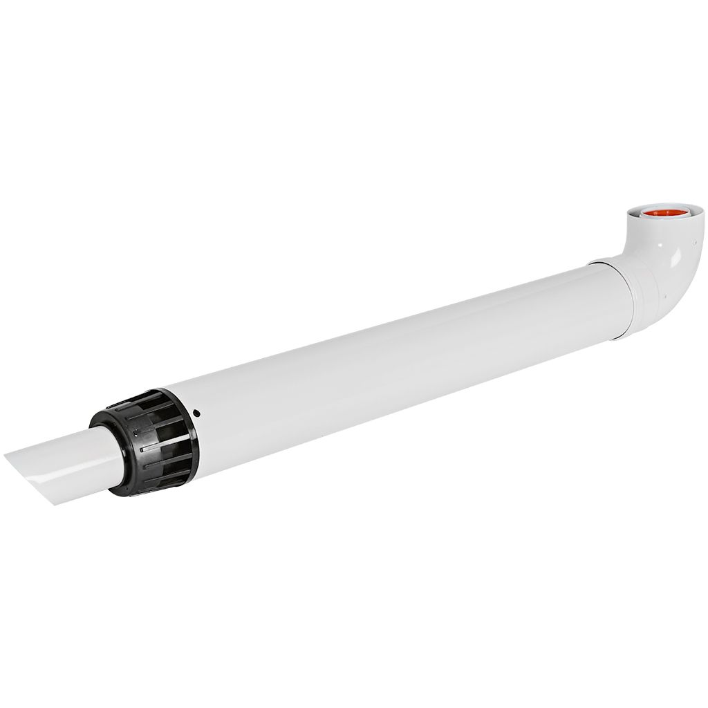 Комплект дымохода традиционный ROMMER RCA-6010 АНТИЛЕД УНИВЕРСАЛЬНЫЙ D60/100, L1000 (кроме Immergas и Navien Deluxe 75/100) однонаправленный — фото, характеристики