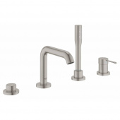 Смеситель GROHE Essence New для ванны на 4 отверстия, суперсталь (19578DC1) — фото, характеристики, купить в EJSK-CLIMBO