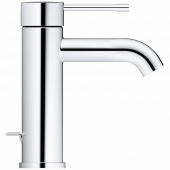 Смеситель для раковины GROHE Essence+ с низким изливом и донным клапаном, хром (23589001) — фото, характеристики, купить в EJSK-CLIMBO