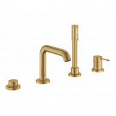 Смеситель для ванны GROHE Essence New с душевым гарнитуром и изливом, холодный рассвет матовый (19578GN1) — фото, характеристики, купить в EJSK-CLIMBO