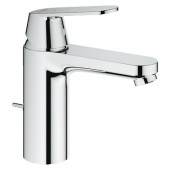 Смеситель для раковины GROHE Eurosmart Cosmopolitan с донным клапаном и энергосберегающим картриджем, средний излив, 2339600E — фото, характеристики, купить в EJSK-CLIMBO