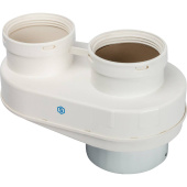 STOUT Элемент дымохода DN80/80 адаптер для подкл. разд. труб (совместимый Vaillant,Ptotherm New ) PP-Ryton — фото, характеристики, купить в EJSK-CLIMBO