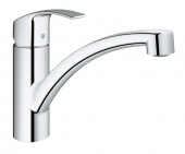 Смеситель для кухни GROHE Eurosmart с низким изливом и энергосберегающим картриджем, 30260002 — фото, характеристики, купить в EJSK-CLIMBO