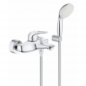 Смеситель GROHE Eurostyle New для ванны с душевым набором, хром (3359230A) — фото, характеристики, купить в EJSK-CLIMBO