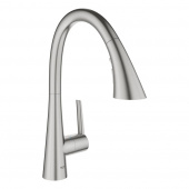 Смеситель для кухни GROHE Zedra New с профессиональной лейкой (3 режима), суперсталь (32294DC2) — фото, характеристики, купить в EJSK-CLIMBO