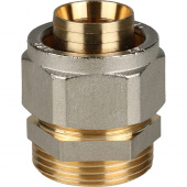 STOUT Переходник с наружной резьбой 1 1/4"х32 для металлопластиковых труб винтовой (SFS-0001-011432) — фото, характеристики, купить в EJSK-CLIMBO