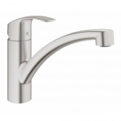 Смеситель для кухни GROHE Eurosmart с низким изливом, суперсталь (33281DC2) — фото, характеристики, купить в EJSK-CLIMBO