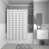 B07P118i11 Штора для ванной комнаты, коллекция Basic — фото, характеристики, купить в EJSK-CLIMBO