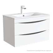 Тумба подвесная, белая, 80 см, Cloud,  IDDIS, CLO80W0i95. Подходит умывальник: 0138000i28 — фото, характеристики, купить в EJSK-CLIMBO