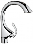 Смеситель для кухни GROHE K4 с выдвижным изливом/лейкой, 33782000 — фото, характеристики, купить в EJSK-CLIMBO