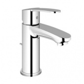 Смеситель для раковины GROHE Eurostyle Cosmopolitan с донным клапаном, уменьшенный, 23037002 — фото, характеристики, купить в EJSK-CLIMBO