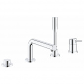 Смеситель для ванны GROHE Concetto New на 4 отверстия с ручным душем и переключателем, хром (19576002) — фото, характеристики, купить в EJSK-CLIMBO