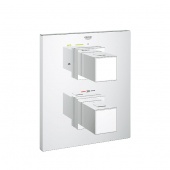 Термостат для ванны GROHE Grohtherm Cube с переключателем (верхняя монтажная часть), 19958000 — фото, характеристики, купить в EJSK-CLIMBO