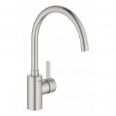 Смеситель для кухни GROHE Eurosmart Cosmopolitan, высокий излив, суперсталь (32843DC2) — фото, характеристики, купить в EJSK-CLIMBO