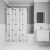 Штора для ванной, 200x180 см, Полиэстер, IDDIS, BO02P18i11 — фото, характеристики, купить в EJSK-CLIMBO