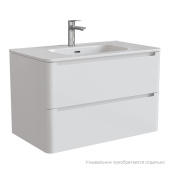 Тумба подвесная, белый, 80 см, Edifice,  IDDIS, EDI80W0i95. Подходит умывальник 0108000i28 — фото, характеристики, купить в EJSK-CLIMBO
