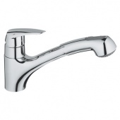 Смеситель для кухни GROHE Eurodisc с выдвижным изливом, 32257001 — фото, характеристики, купить в EJSK-CLIMBO