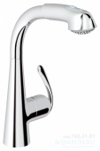 Смеситель для кухни GROHE Zedra с выдвижным изливом/лейкой, 32553000 — фото, характеристики, купить в EJSK-CLIMBO