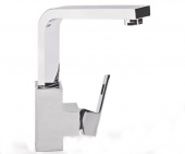 Смеситель для раковины GROHE Eurocube с донным клапаном и высоким изливом, 23135000 — фото, характеристики, купить в EJSK-CLIMBO